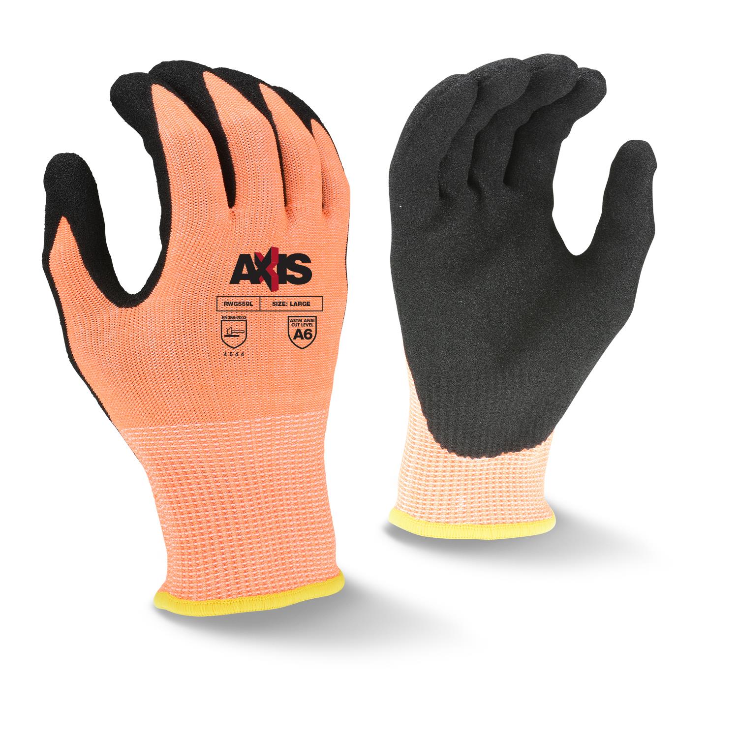 RADIANS AXIS RWG559 SANDY NITRILE PALM - Boss Boots